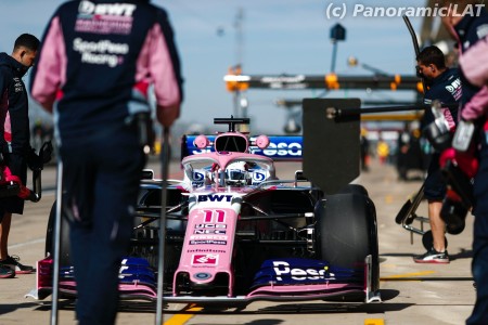 Sergio Pérez (Racing Point) à Austin