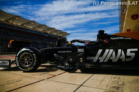 Romain Grosjean (Haas) à Austin