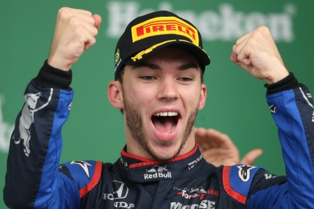 Pierre Gasly (Toro Rosso) à Interlagos