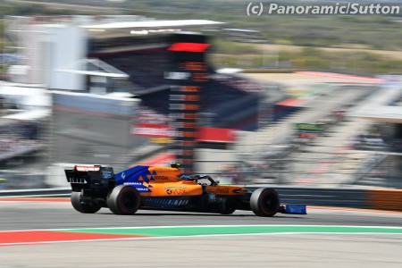 Lando Norris (McLaren) à Austin