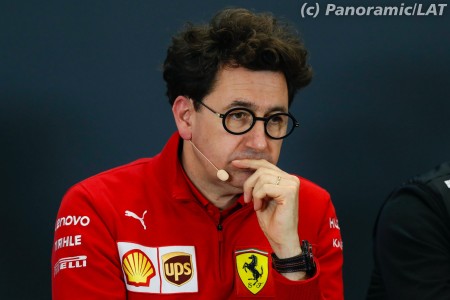 Mattia Binotto (Ferrari) à Austin