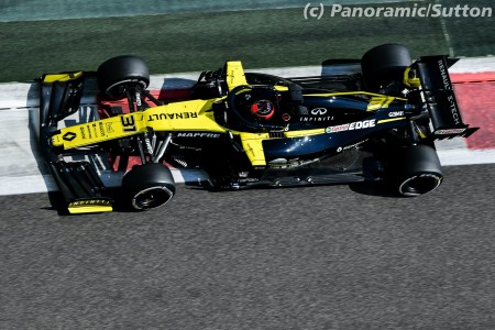 Esteban Ocon (Renault) à Yas Marina