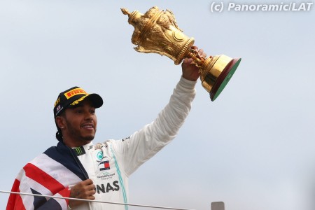 Lewis Hamilton (Mercedes) à Silverstone