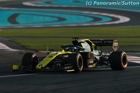 Daniel Ricciardo (Renault) à Yas Marina