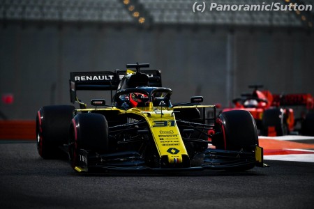 Esteban Ocon (Renault) à Yas Marina