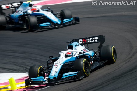 George Russell (Williams) et Robert Kubica (Williams) au Paul Ricard