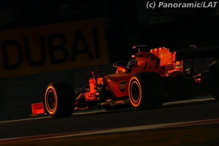 Charles Leclerc (Ferrari) à Yas Marina