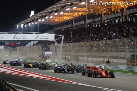 Le départ à Sakhir