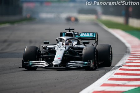 Lewis Hamilton (Mercedes) à Mexico