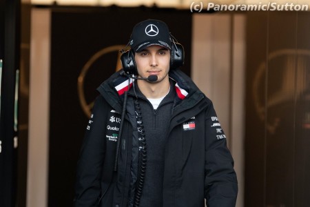Esteban Ocon (Mercedes) à Austin