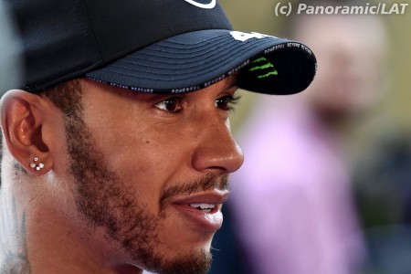 Lewis Hamilton (Mercedes) à Interlagos