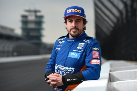 Fernando Alonso (McLaren) à Indianapolis