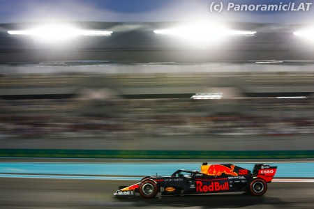 Max Verstappen (Red Bull) à Yas Marina