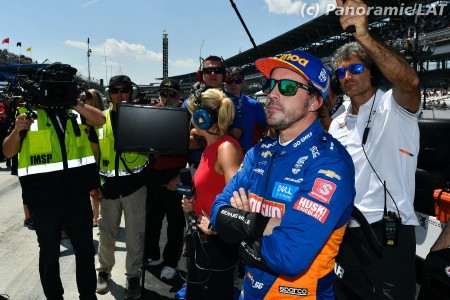 Fernando Alonso (McLaren) à Indianapolis