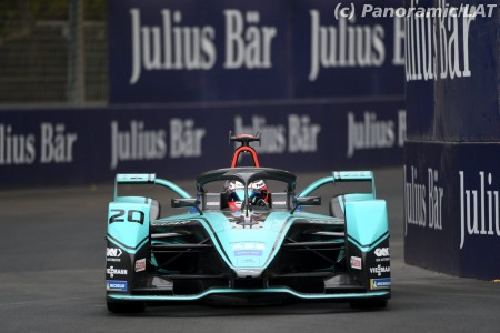 Mitch Evans (Jaguar) à Santiago