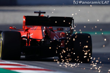 Sebastian Vettel (Ferrari) à Barcelone