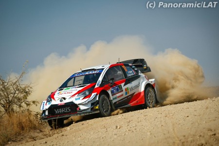 Sébastien Ogier (Toyota) au Rallye du Mexique