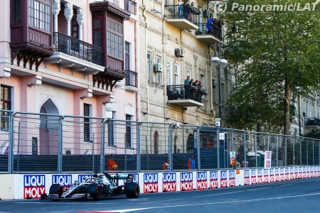 Lewis Hamilton (Mercedes) à Bakou