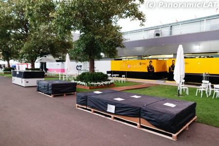 Le matériel de Renault à Melbourne