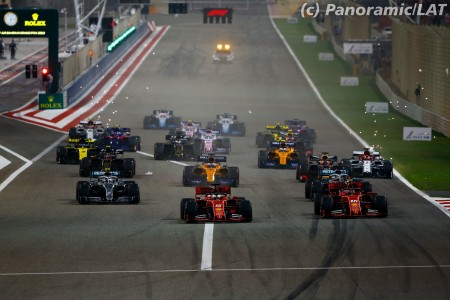 Le départ à Sakhir en 2019
