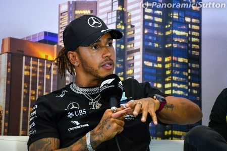 Lewis Hamilton (Mercedes) à Melbourne
