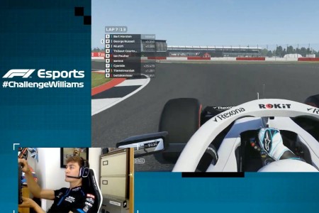 George Russell (Williams) dans le Challenge Williams