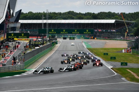 Le départ à Silverstone