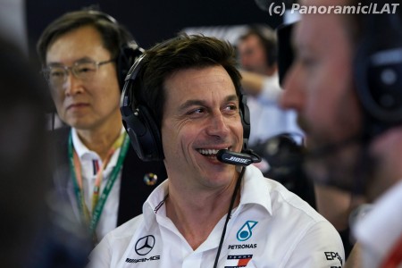 Toto Wolff (Mercedes) à Yas Marina