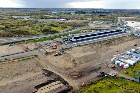 Le circuit de Zandvoort lors de ses travaux de mise aux normes en 2019 - LAT / Panoramic