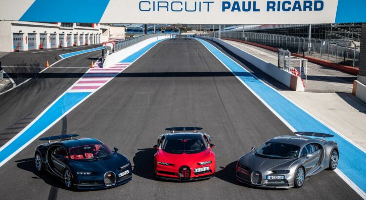 La Bugatti Chiron sur le circuit Paul Ricard !