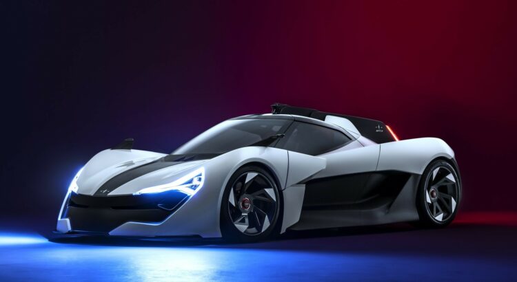 Apex AP-0 (2020) : 3/4 avant gauche blanc