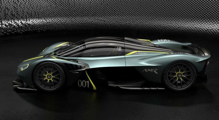 Aston Martin Valkyrie (2019) : profil gauche vert