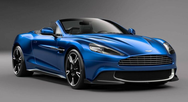 Aston Martin Vanquish S Volante Cabriolet 2 portes (2017) : 3/4 avant