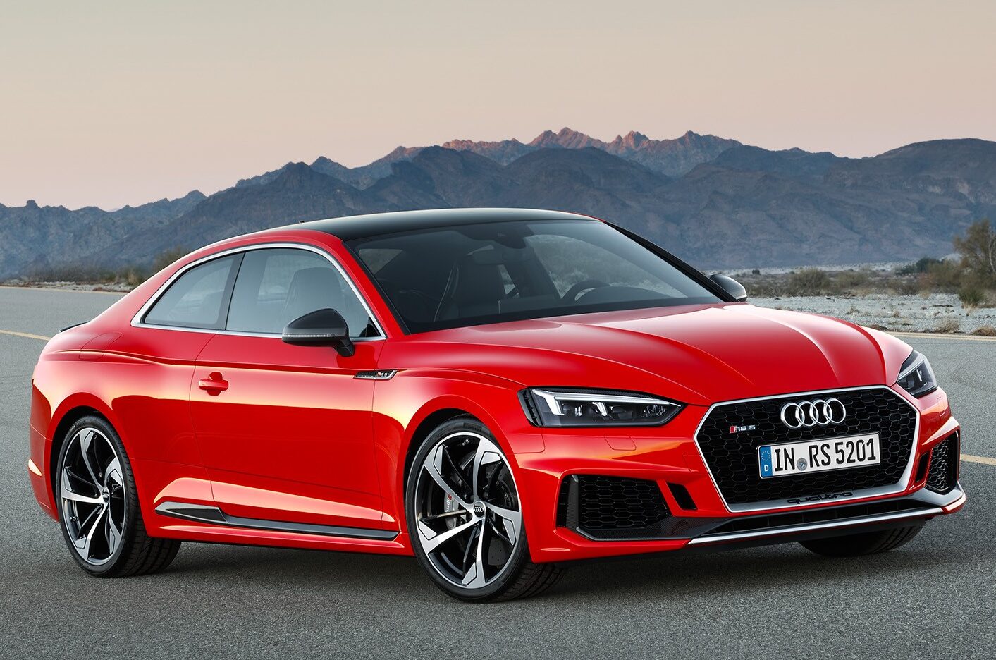 Audi RS5 Coupé (2017) Rouge : Face avant 
