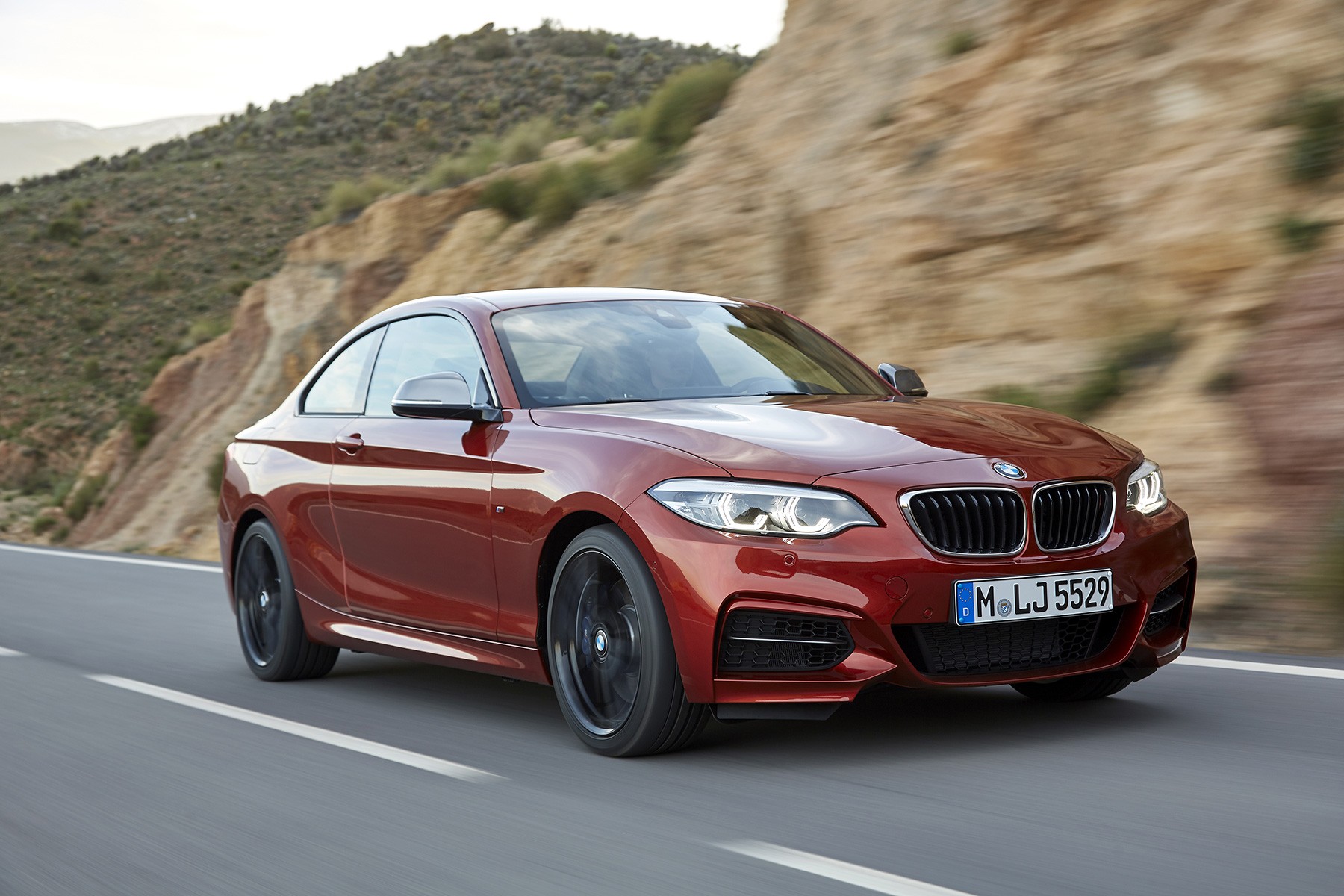 BMW Série 2 Coupé (2017) : 3/4 avant