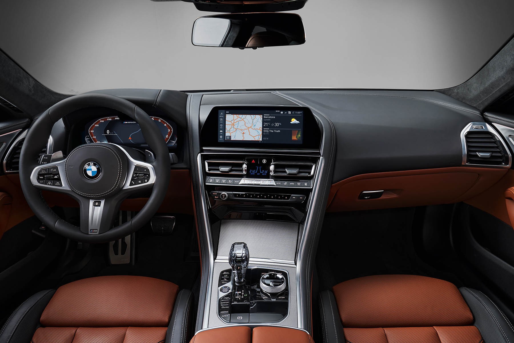 BMW Série 8 (2018) : planche de bord de la M850i