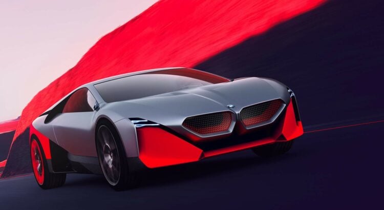 BMW Vision M Next (2019) : 3/4 avant dynamique