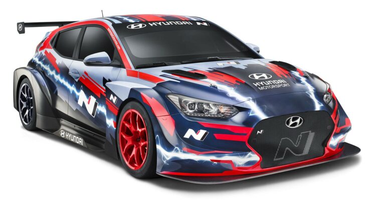 Hyundai Veloster N ETCR (2019) : 3/4 avant