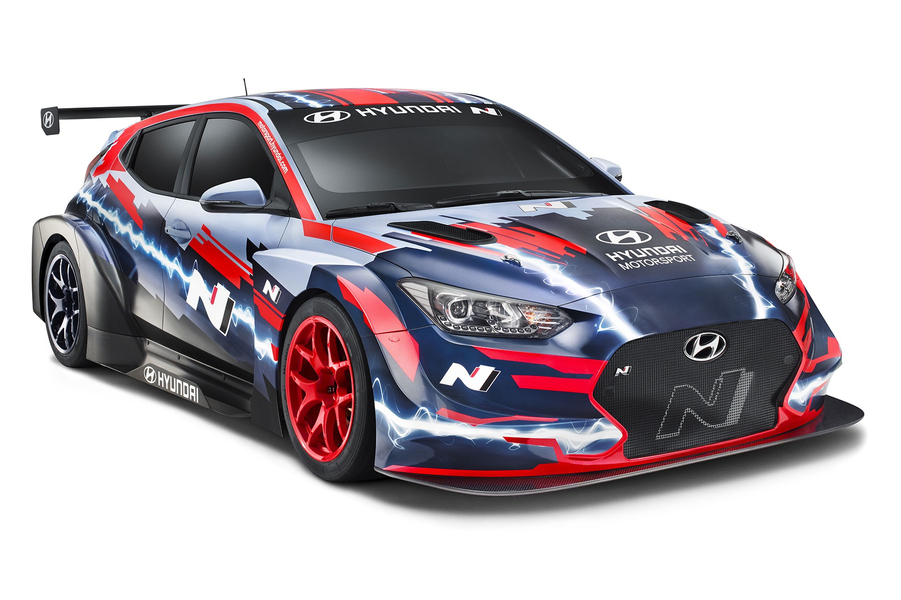 Hyundai Veloster N ETCR (2019) : 3/4 avant