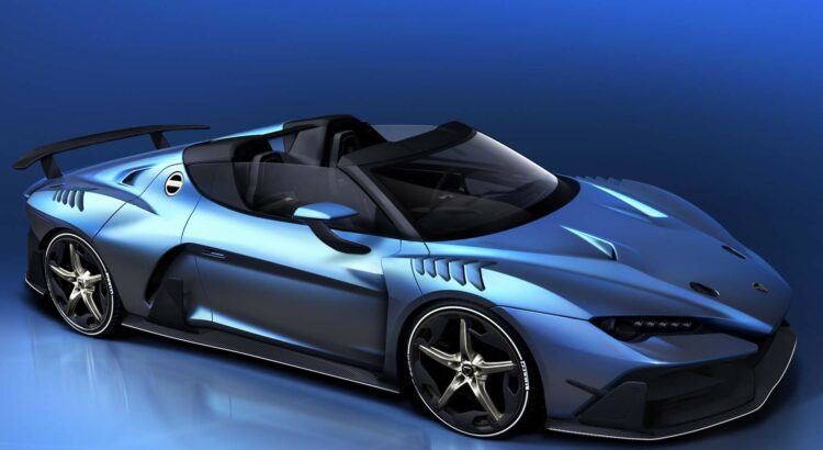 Italdesign Zerouno Roadster (2018) : avant