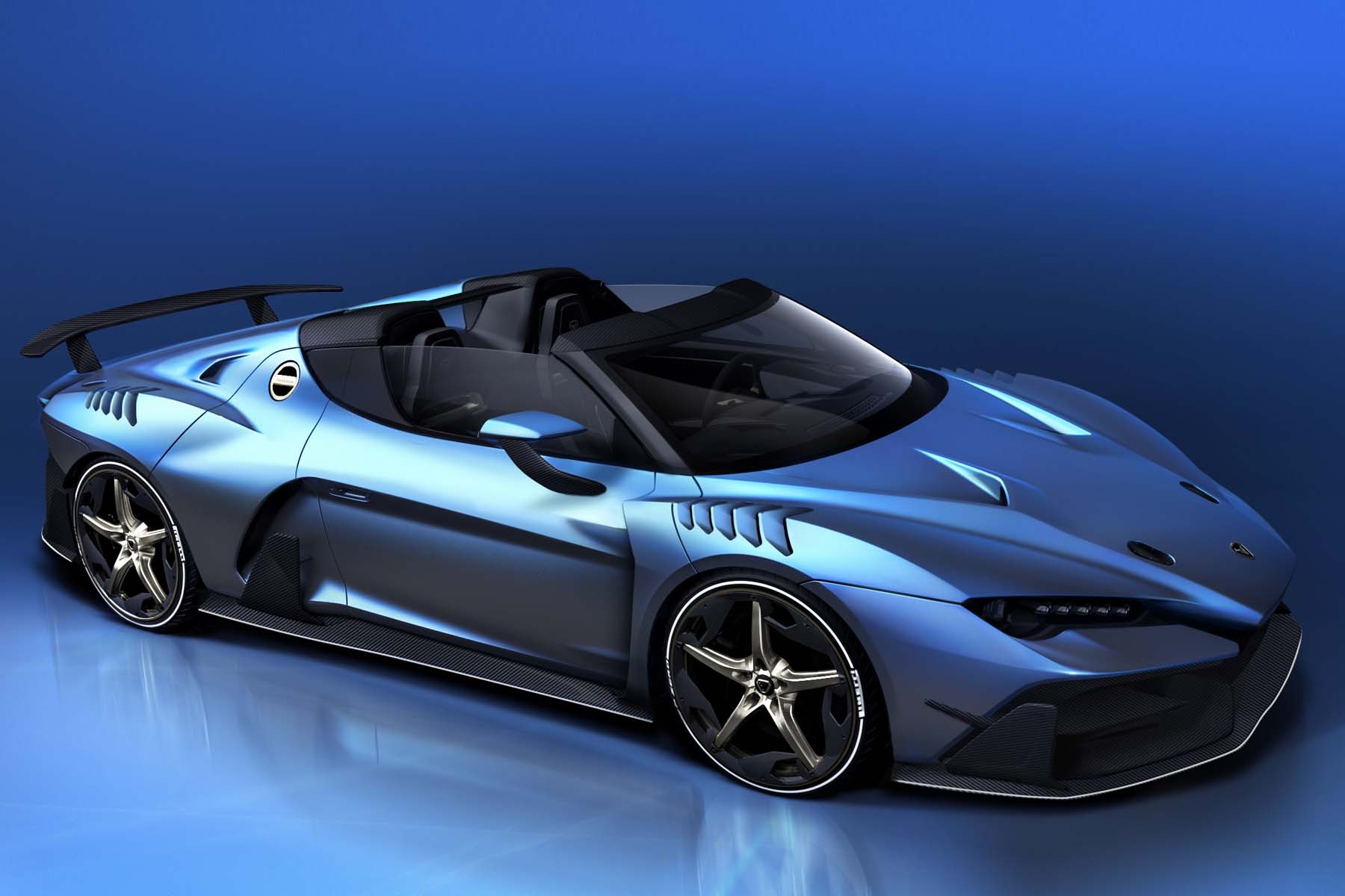 Italdesign Zerouno Roadster (2018) : avant