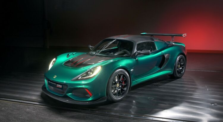 Lotus Exige Cup 430 (2017) : 3/4 avant gauche vert
