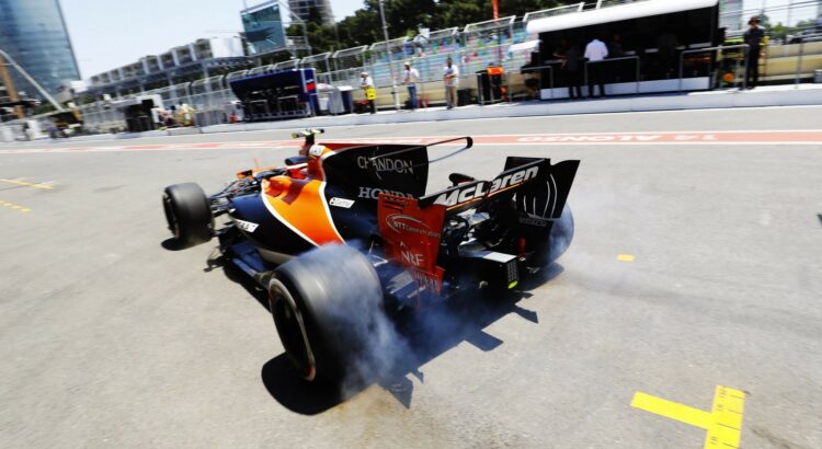 Stoffel Vandoorne (McLaren) à Bakou