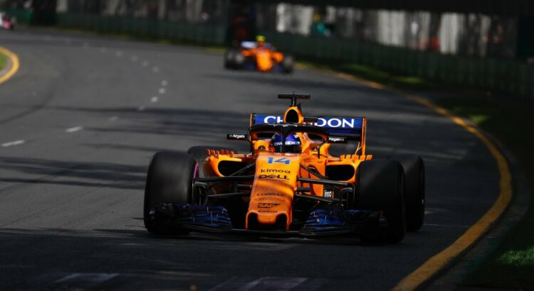 Fernando Alonso (McLaren) à Melbourne