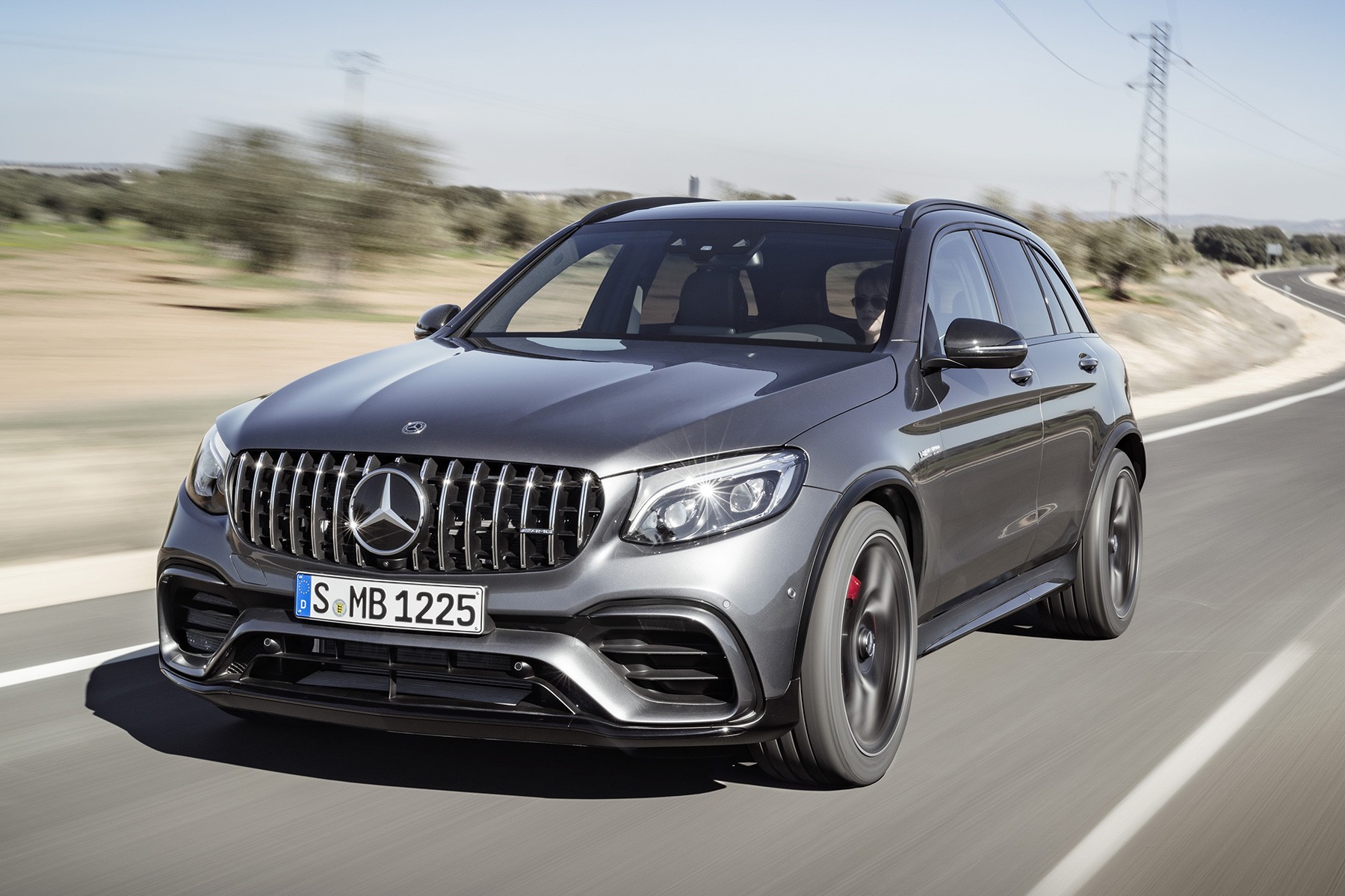 Mercedes-AMG GLC 63 S 4Matic (2017) : 3/4 avant