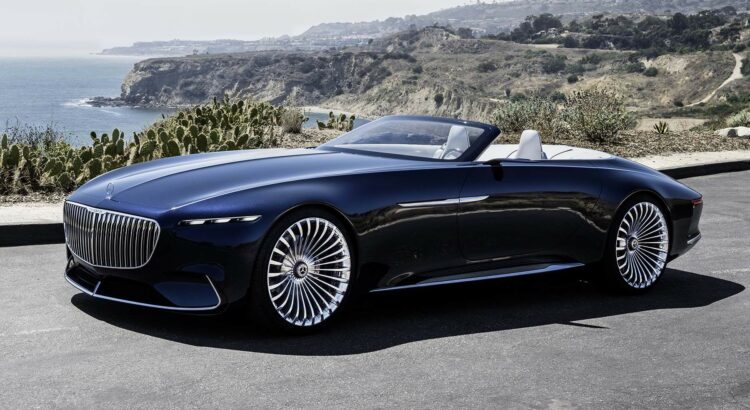 Concept Mercedes-Maybach Vision 6 cabriolet (2017) : 3/4 avant statique