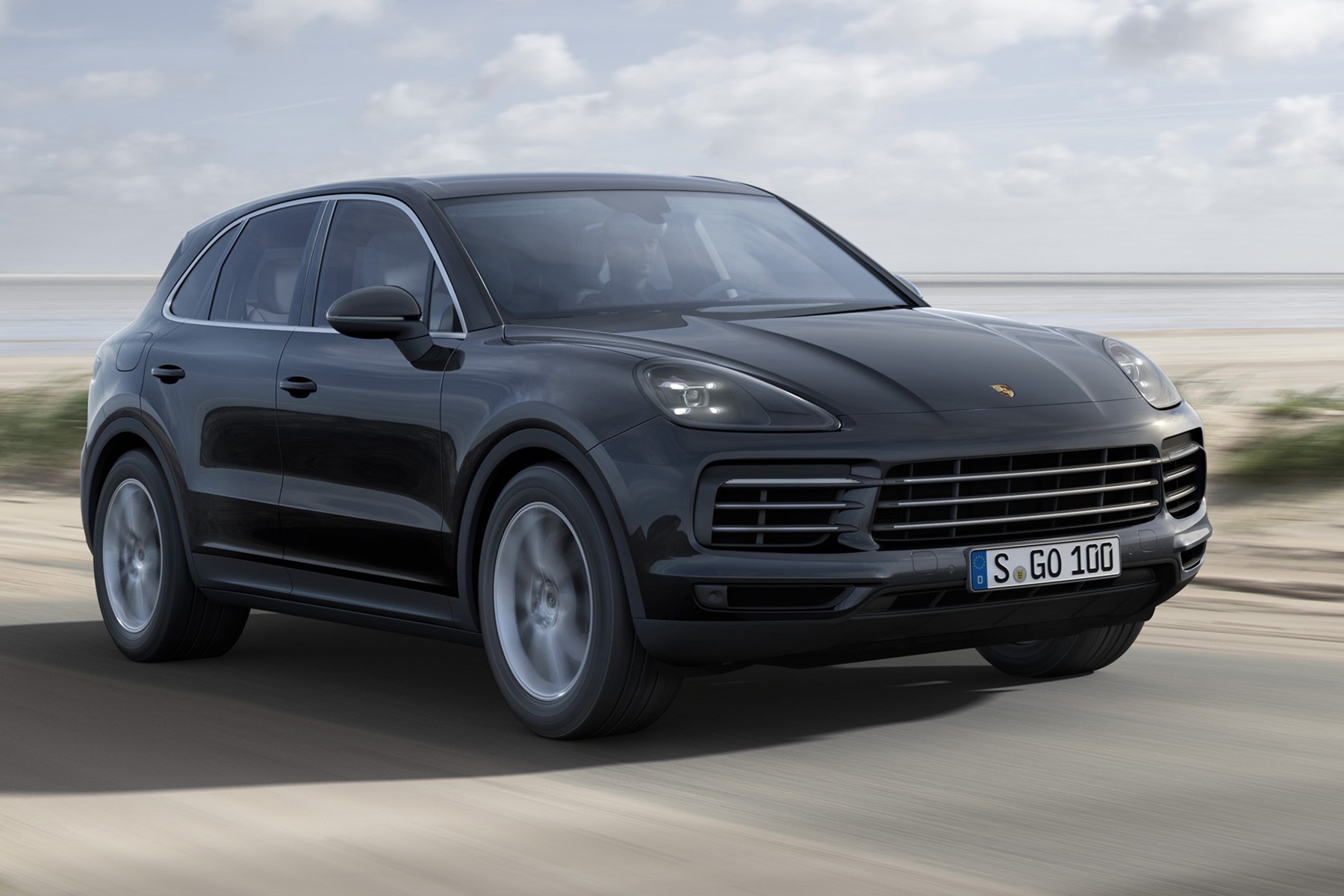 Porsche Cayenne (2018) : 3/4 avant