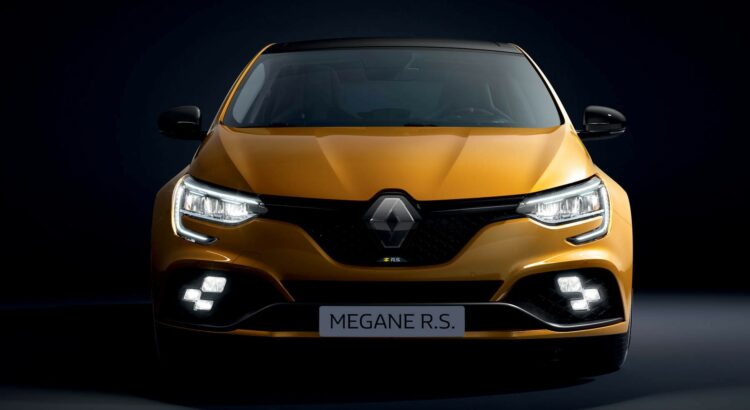 Renault Mégane RS restylée (2020) : vue de face