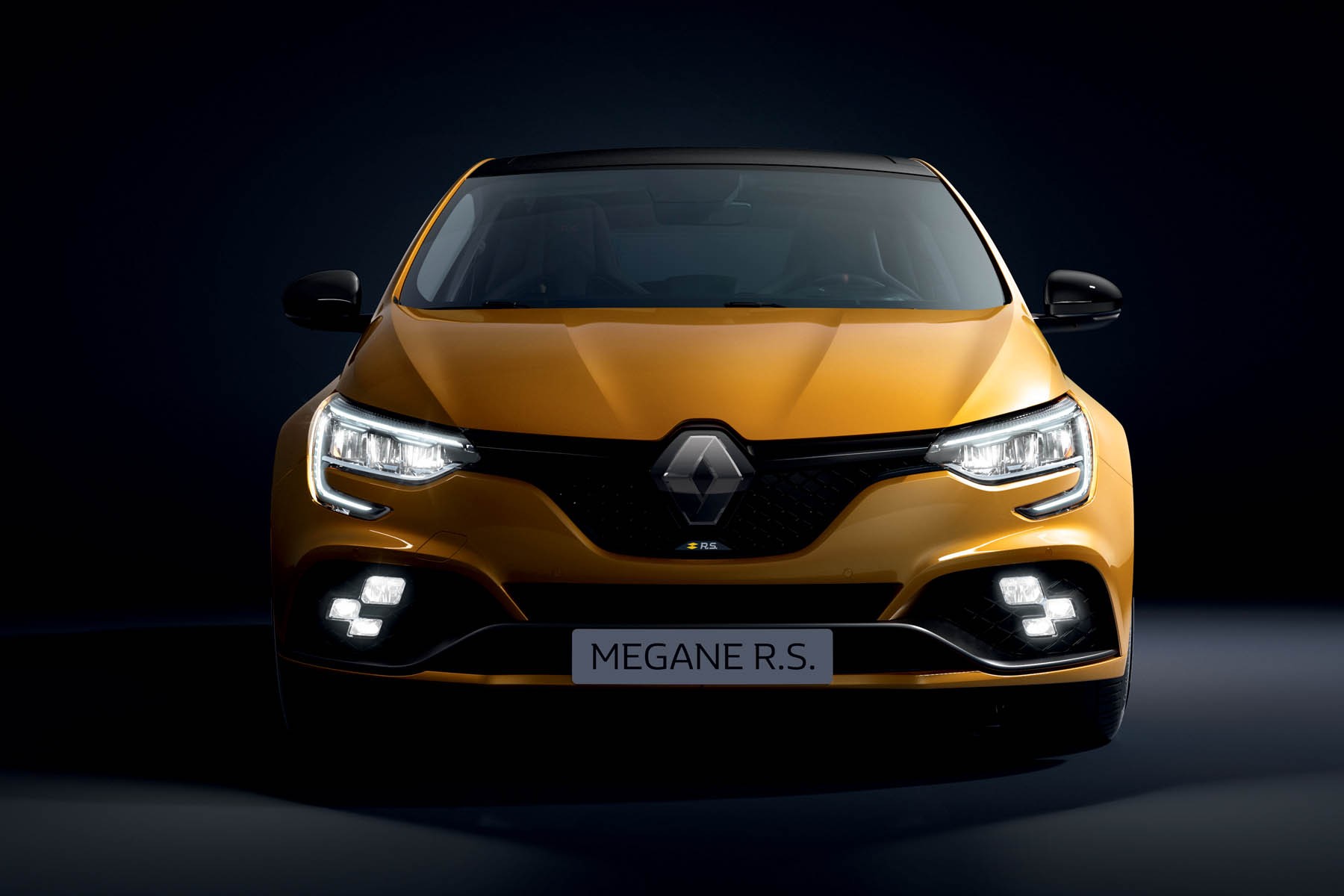 Renault Mégane RS restylée (2020) : vue de face