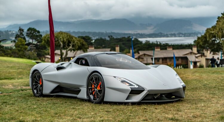 SSC Tuatara (2018) : 3/4 avant droit gris